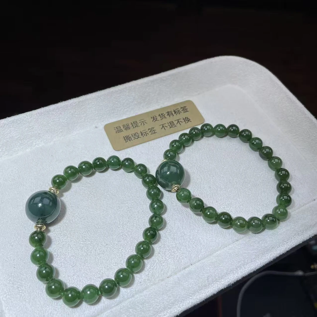 【胖】和田玉手串多样性发其一@k