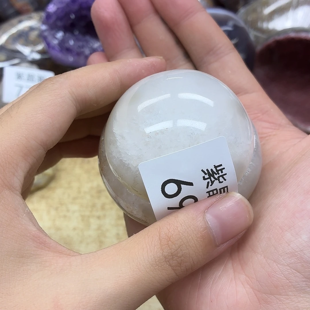 源***圆未镶嵌水晶大型摆件（非配饰）