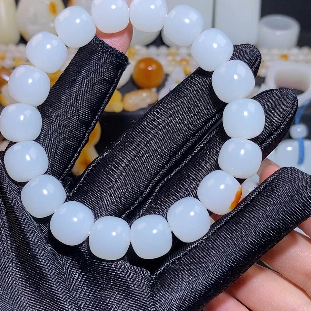 和田玉未镶嵌手链