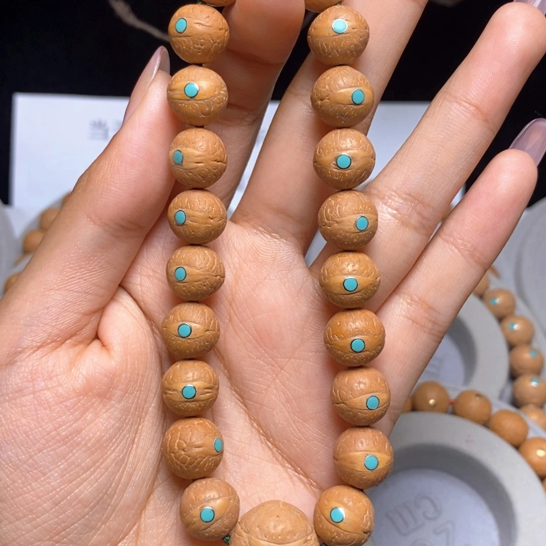 凤眼菩提吊坠手串