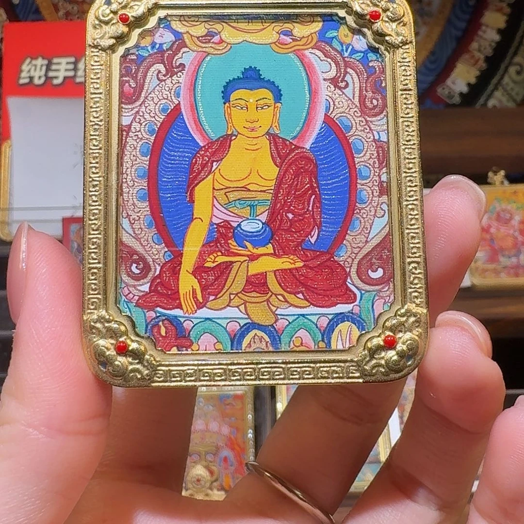 吊坠藏卡精品纯手绘释迦摩尼