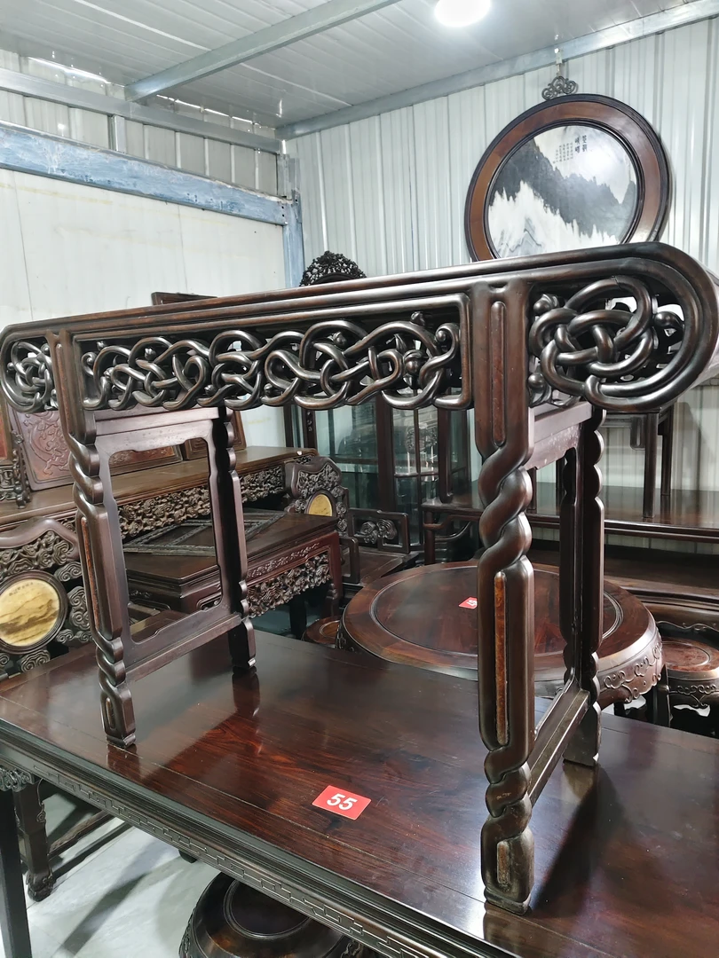 老红木琴桌品相如图