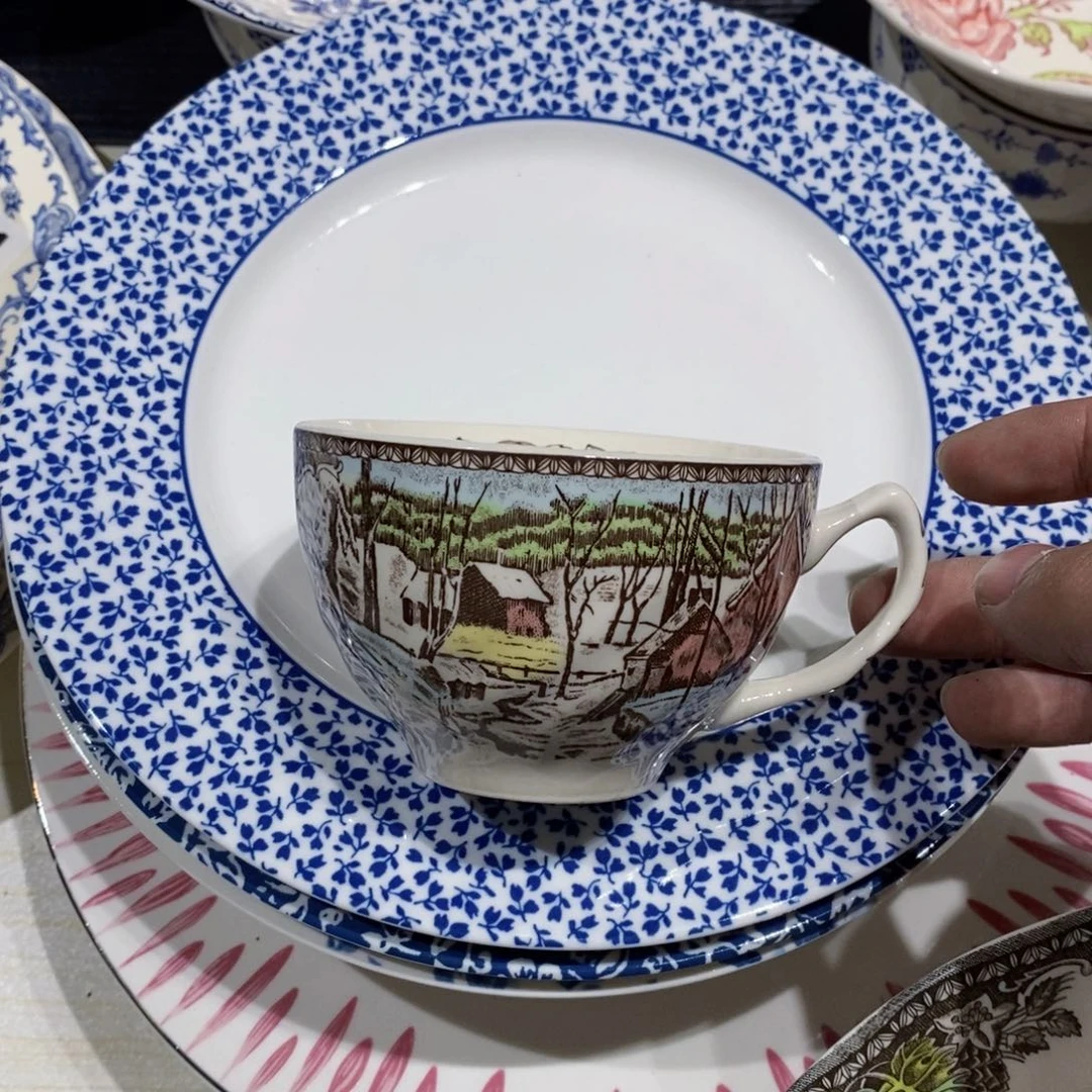瓷微瑕庄园咖啡杯