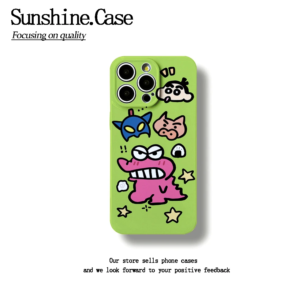 小鳄鱼菲林软壳适用于苹果华为vivo小米oppo一加防摔手机壳