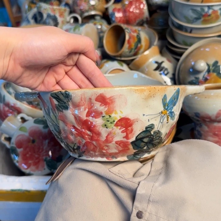 瓷片景德镇陶瓷手工手绘