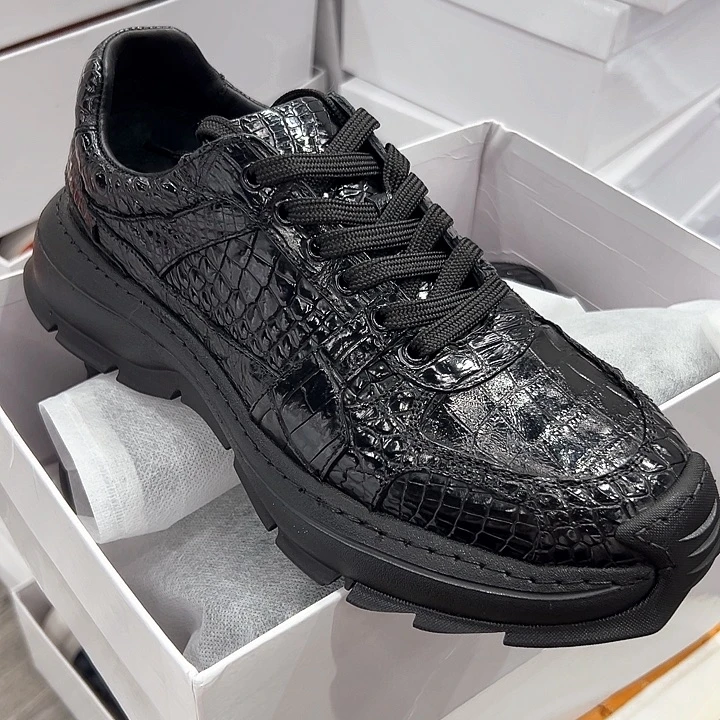 飞***雪磨砂皮（牛皮）全鳄鱼运动42