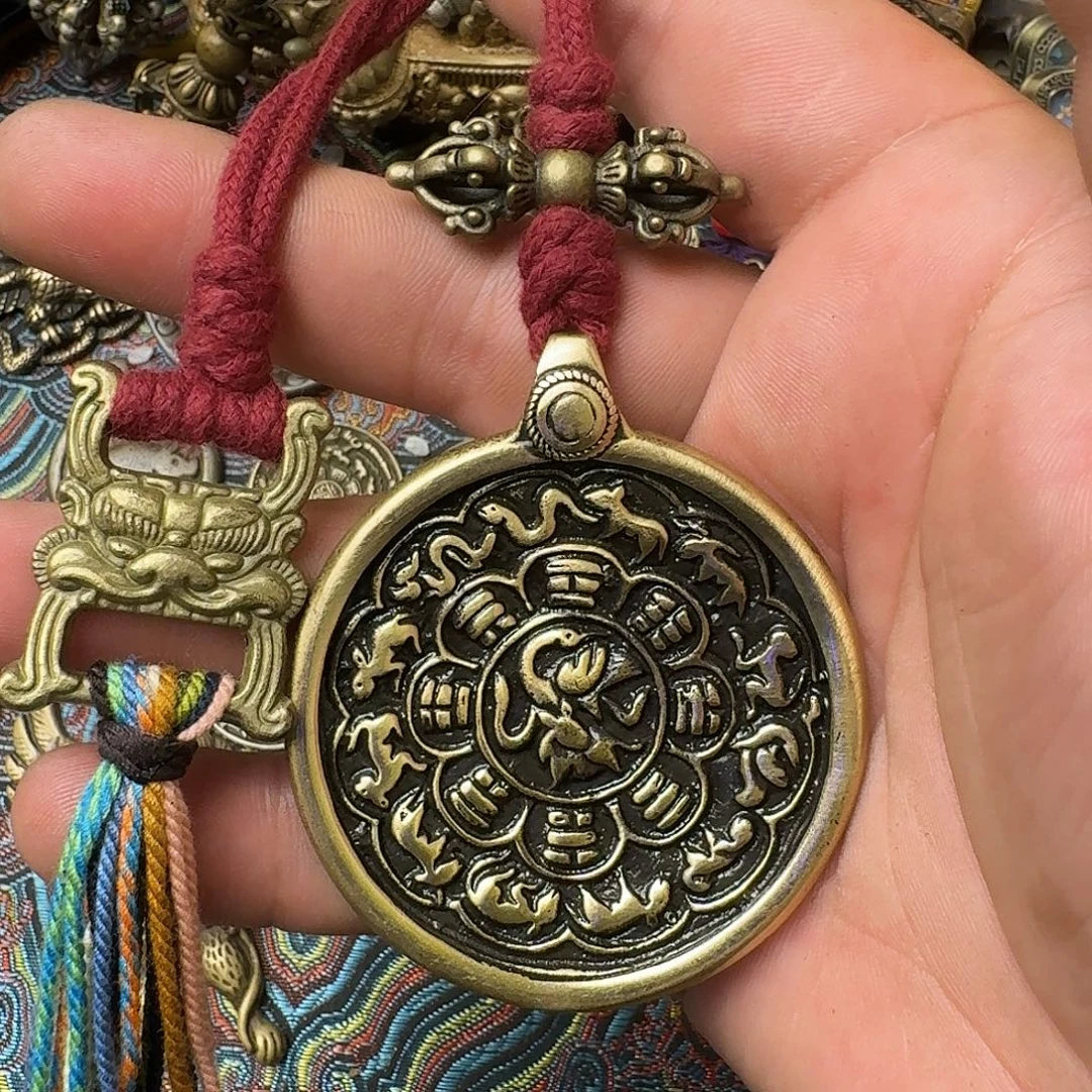 青***人藏式风格九宫八卦牌