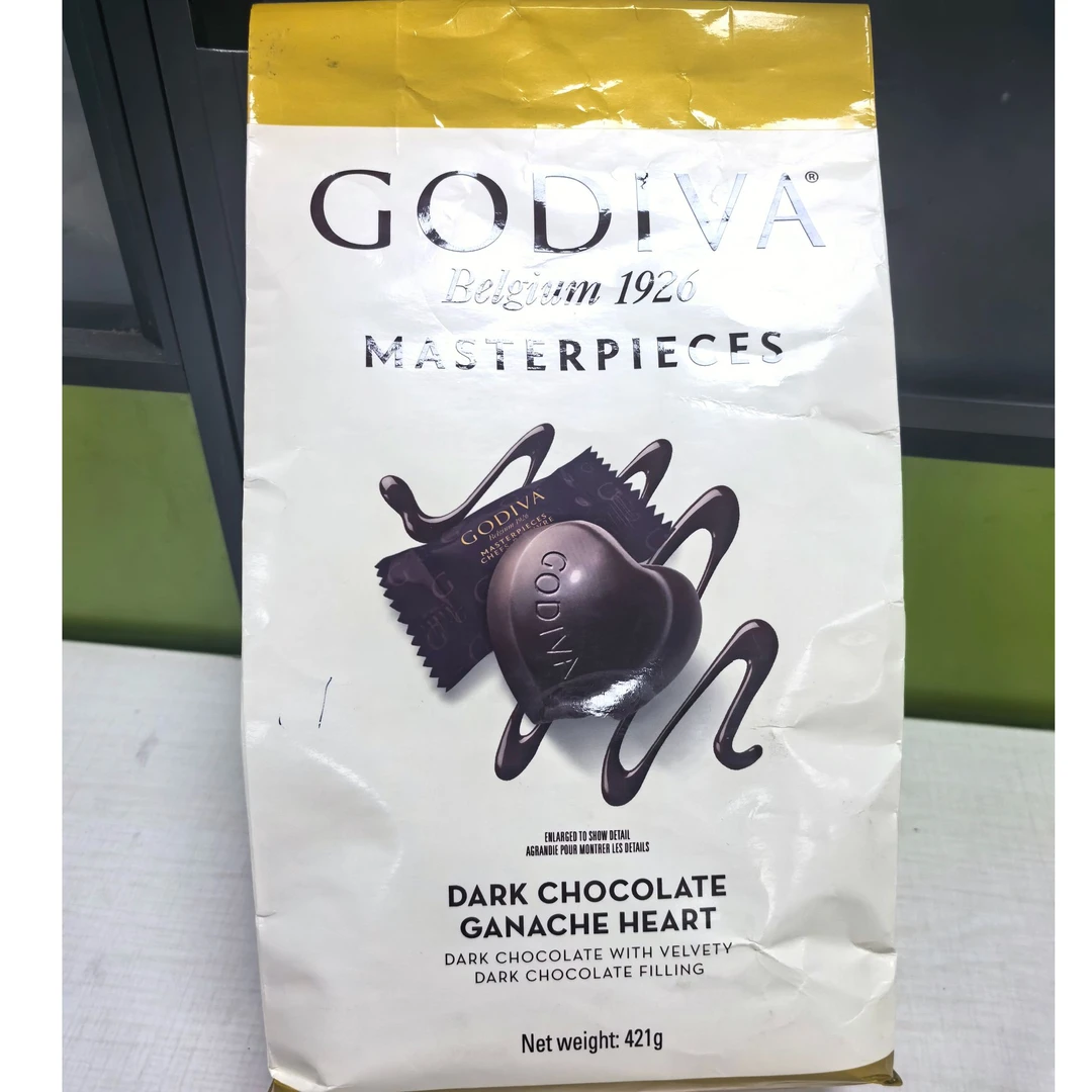 【2025-07-05到期】歌帝梵大师系列袋黑巧克力421g