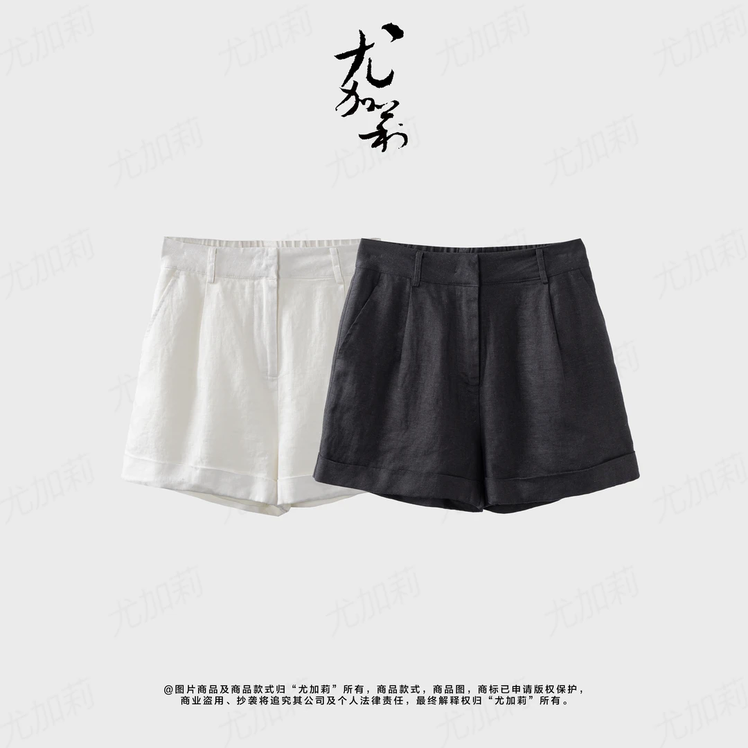 加莉精选【亚麻短裤】盛夏好伴侣短裤 分码