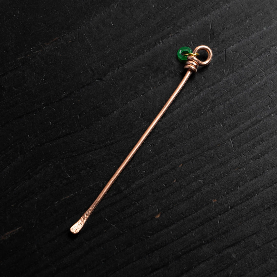 顶环茶拨(紫铜)茶道