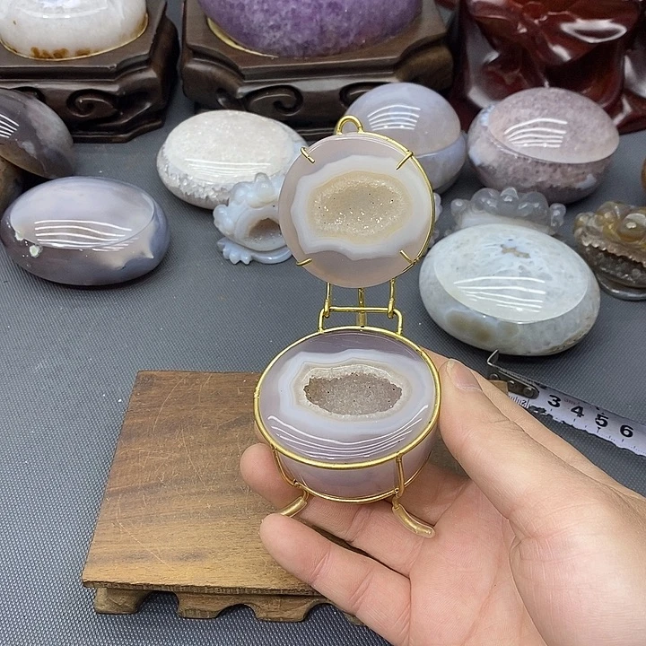 摆件未镶嵌紫晶聚宝盆