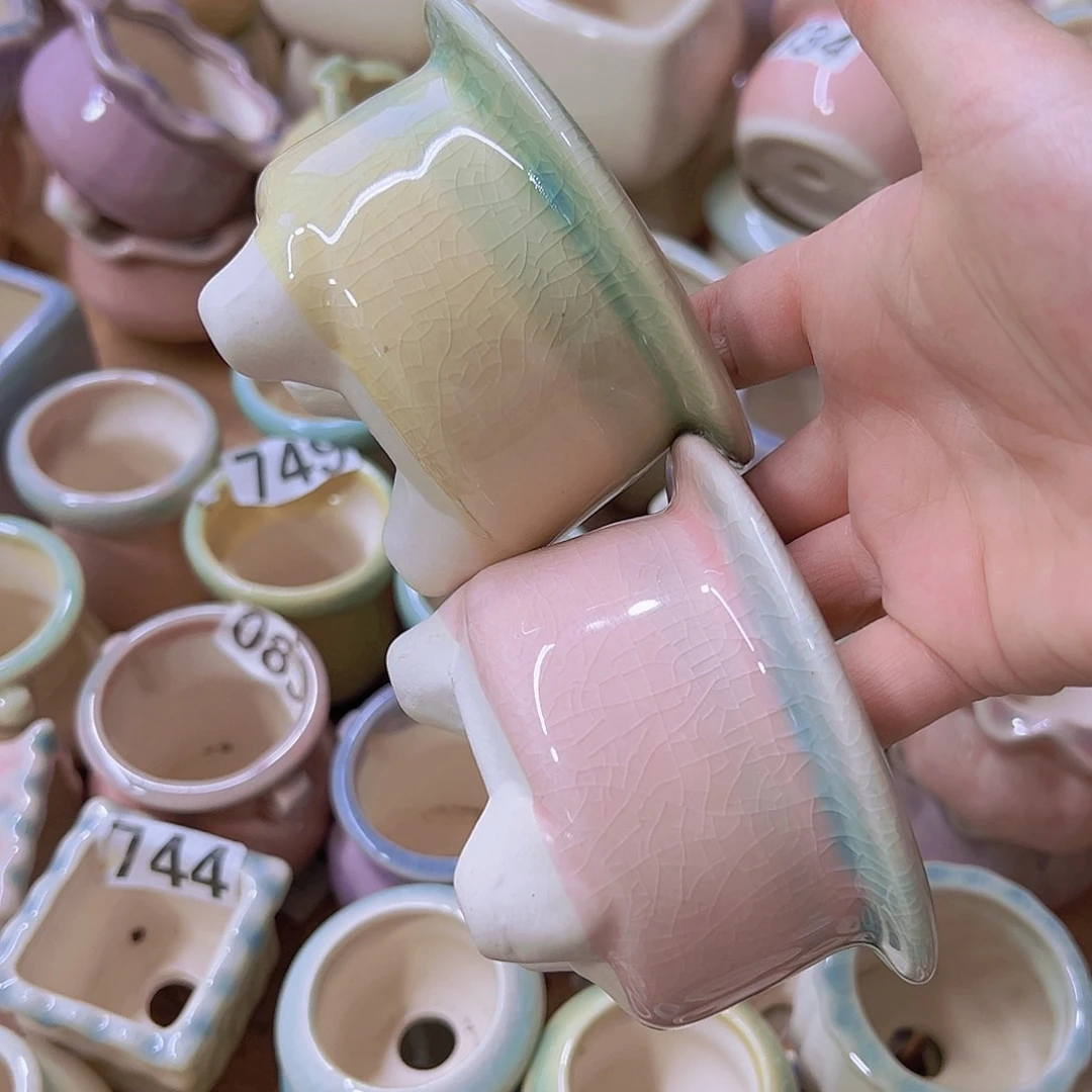 陶瓷花盆当场满12包邮