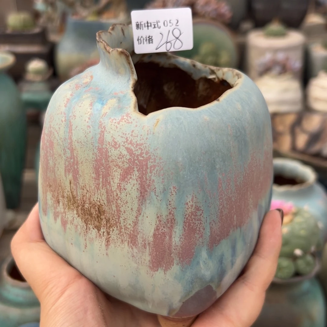 紫砂花盆1987盆新中式052