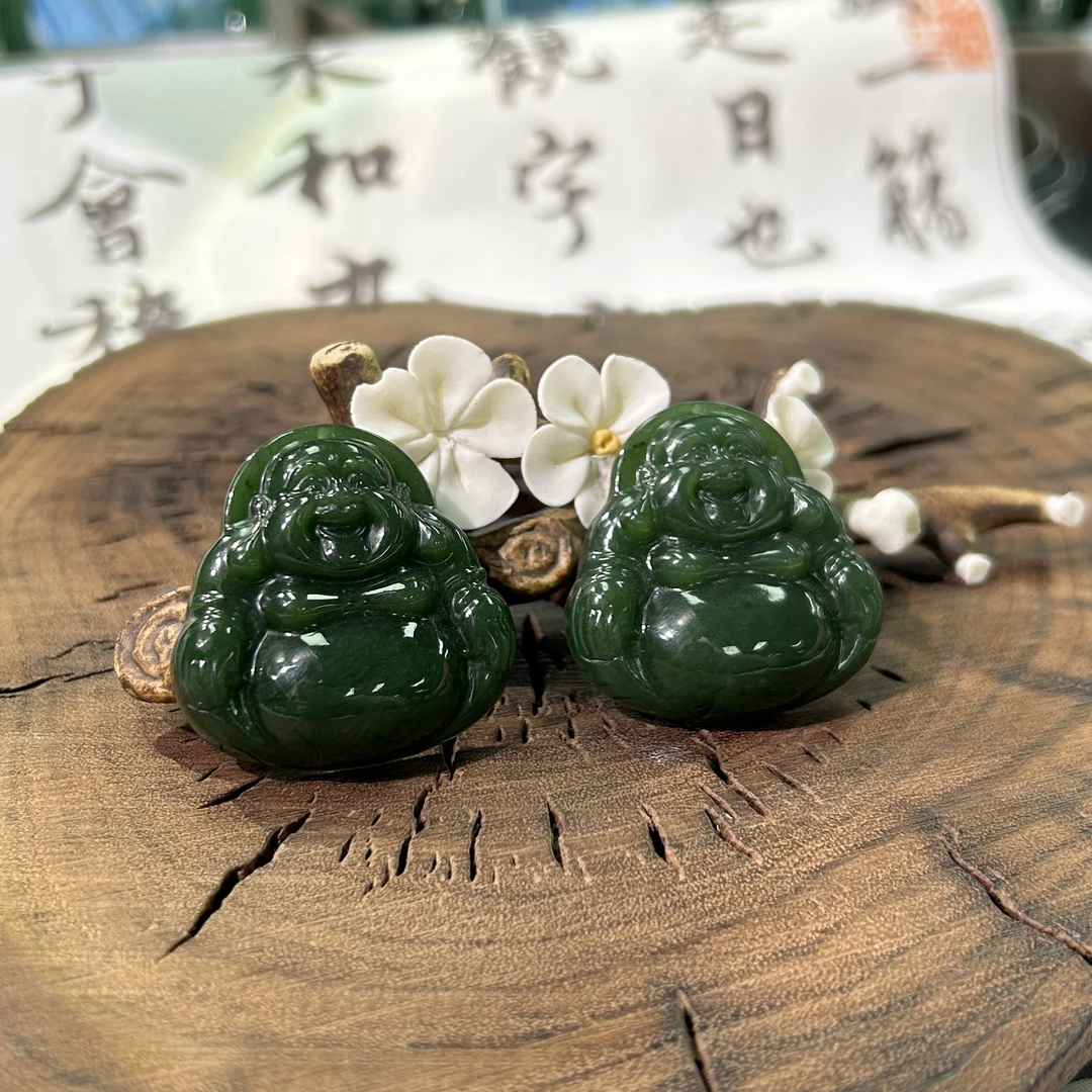 和田玉碧玉佛公多样性发其一拍一发一1300007