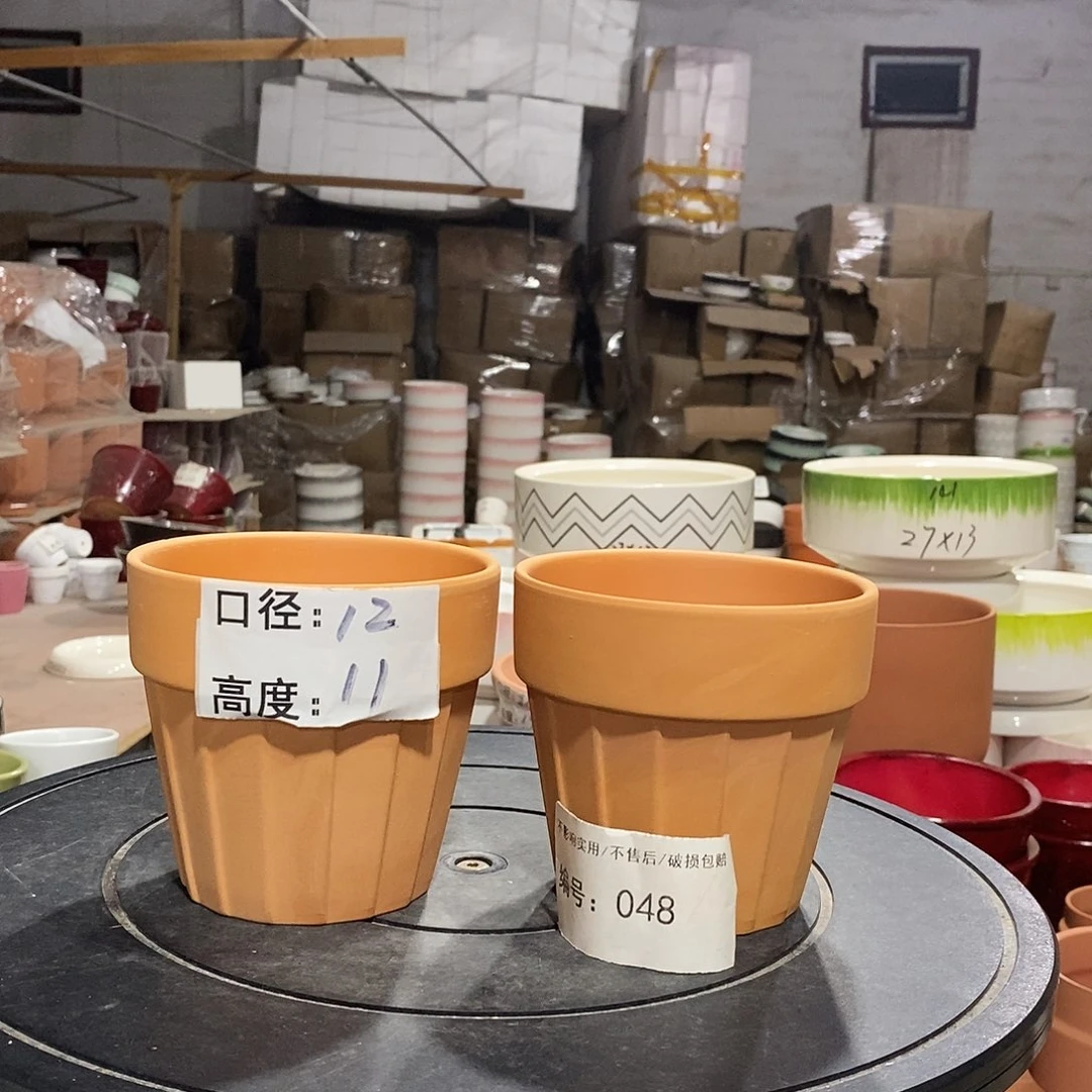 微瑕花盆-048-口12×11-2个