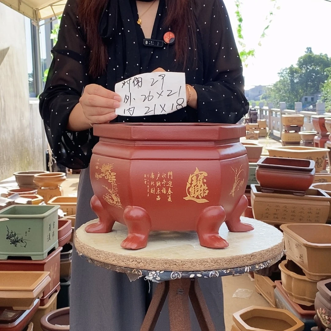 紫砂花盆紫砂花盆