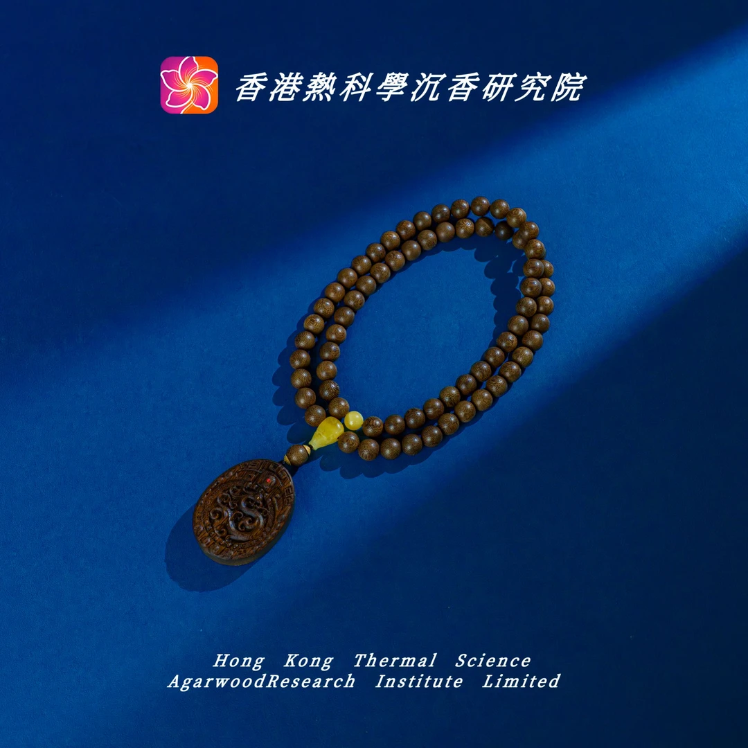沉香【热科学研究院】越南芽庄白奇龙骨香云岫天香1.0多圈设计手串