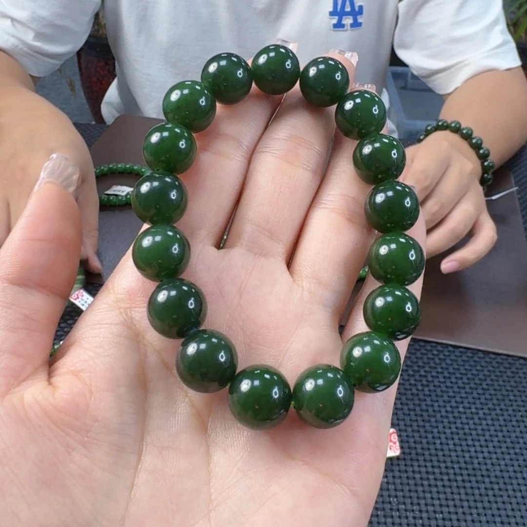 手链未镶嵌和田玉（碧玉）卡12