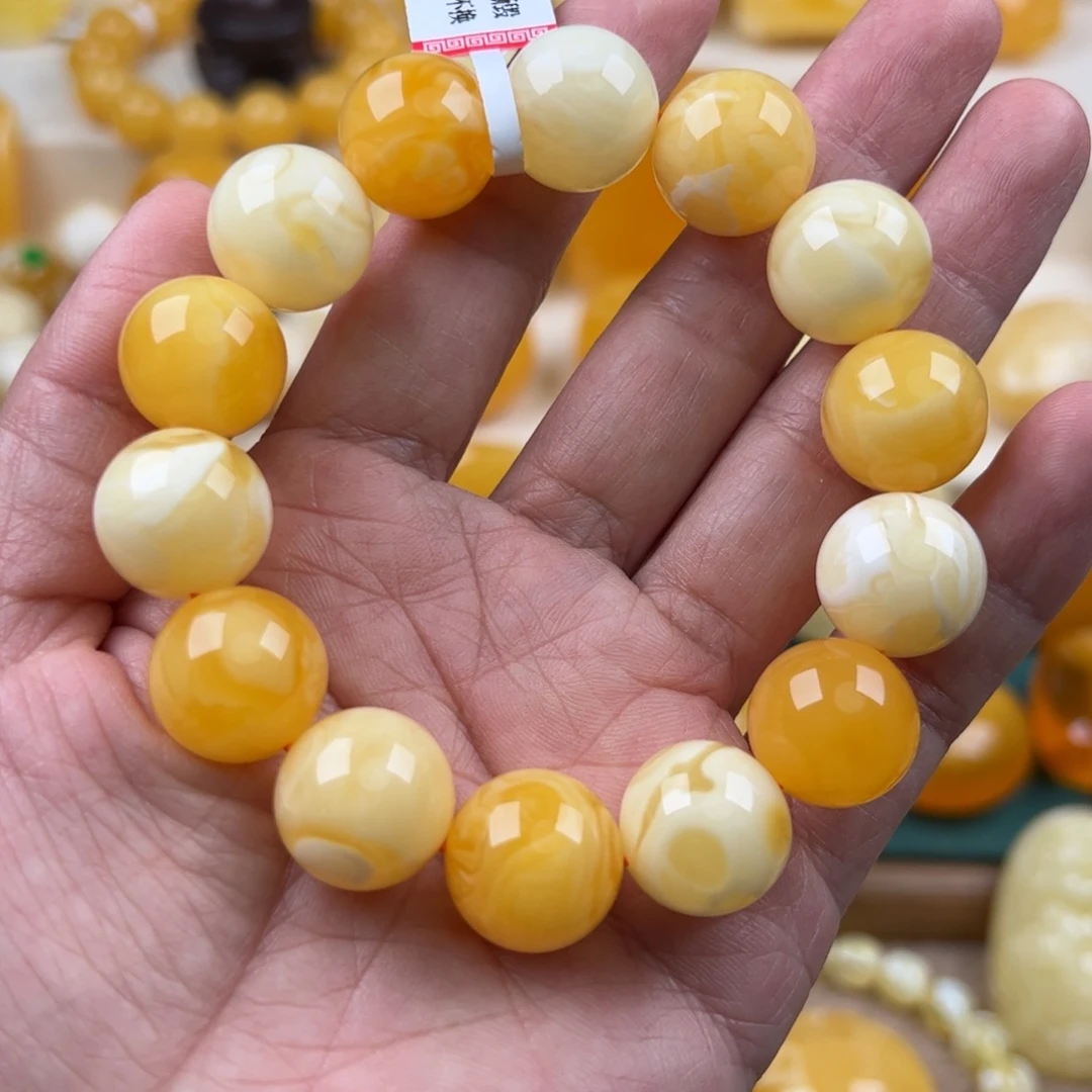 蜜蜡未镶嵌颈饰纯天然琥珀蜜蜡无优化
