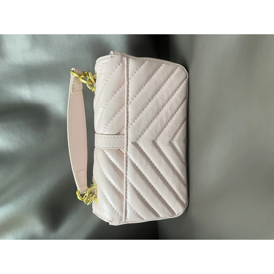 TOLEX2025新款时尚百搭女包小信封v粉色