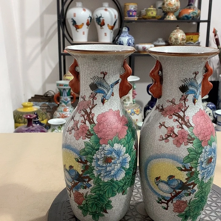 摆件陶博古架陶瓷摆件