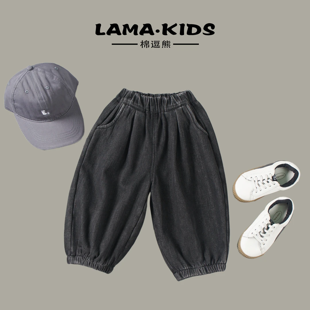 【棉逗熊品牌冬季】新款冬季时尚休闲百搭牛仔裤-12061