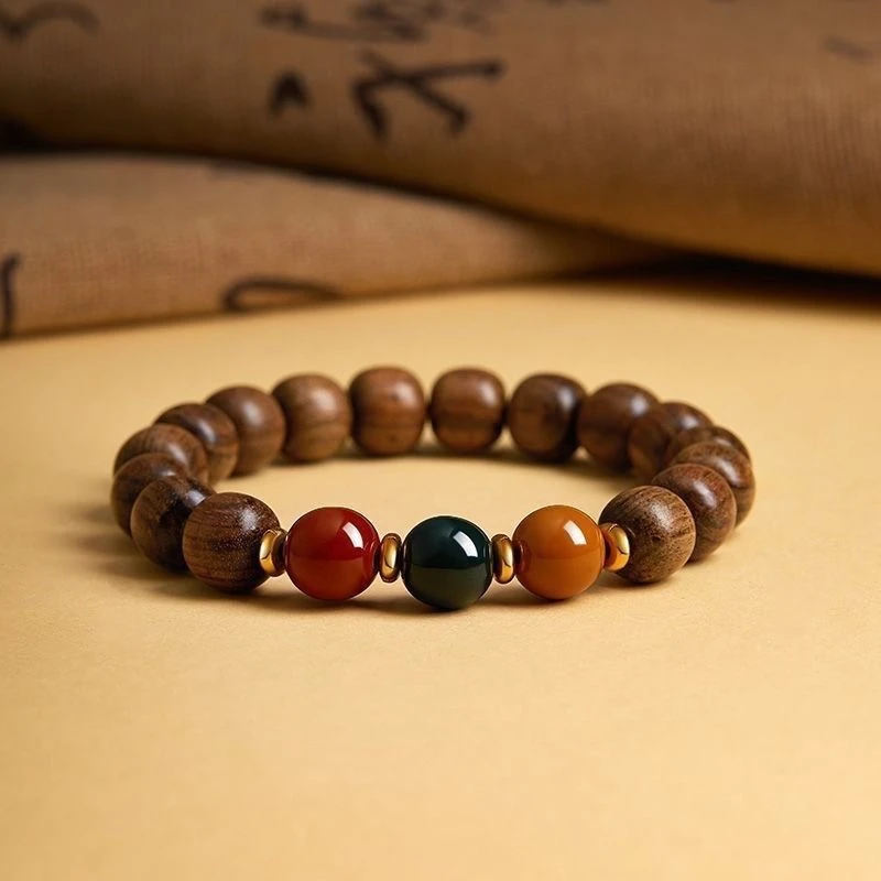 SC-455 海南黄花梨单圈手串-无礼盒