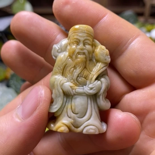 岫玉未镶嵌岫玉颈饰