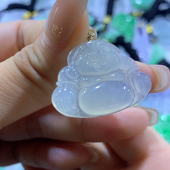 翡翠未镶嵌颈饰天然翡翠A货吊坠