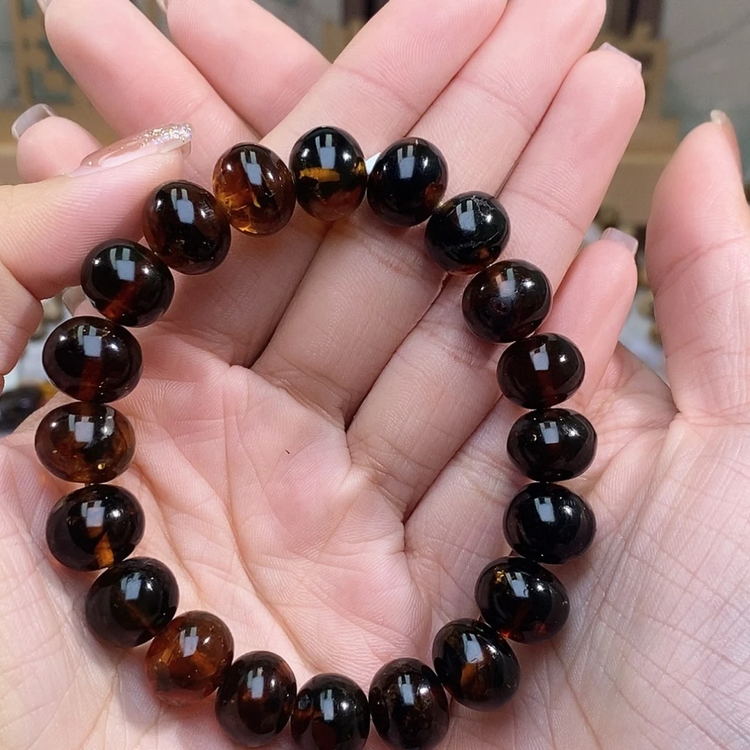 琥珀未镶嵌手链12➕