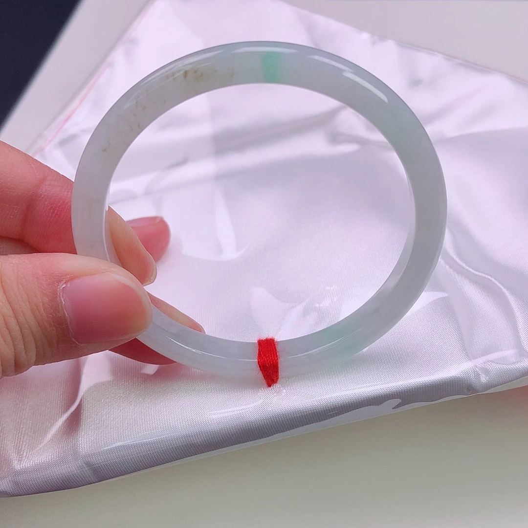 翡翠手镯未镶嵌52正圈