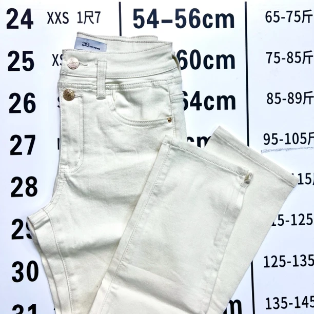 【2192】高弹 小个子九分烟管牛仔裤精梳棉软牛仔