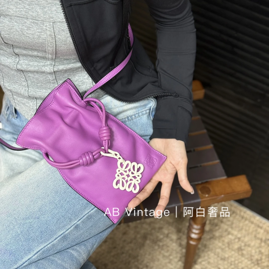 95新 LOEWE/罗意威 阿白奢品/罗意威 迷你福袋单肩包