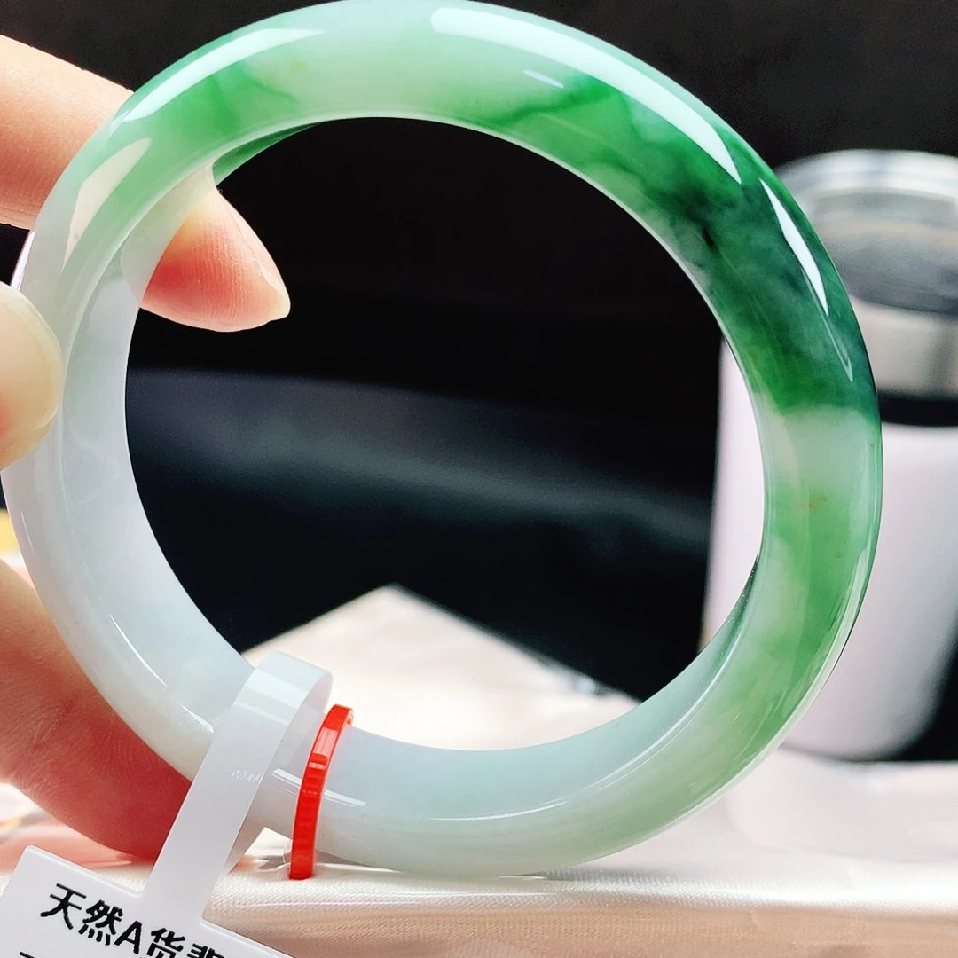 未镶嵌手镯翡翠55圈