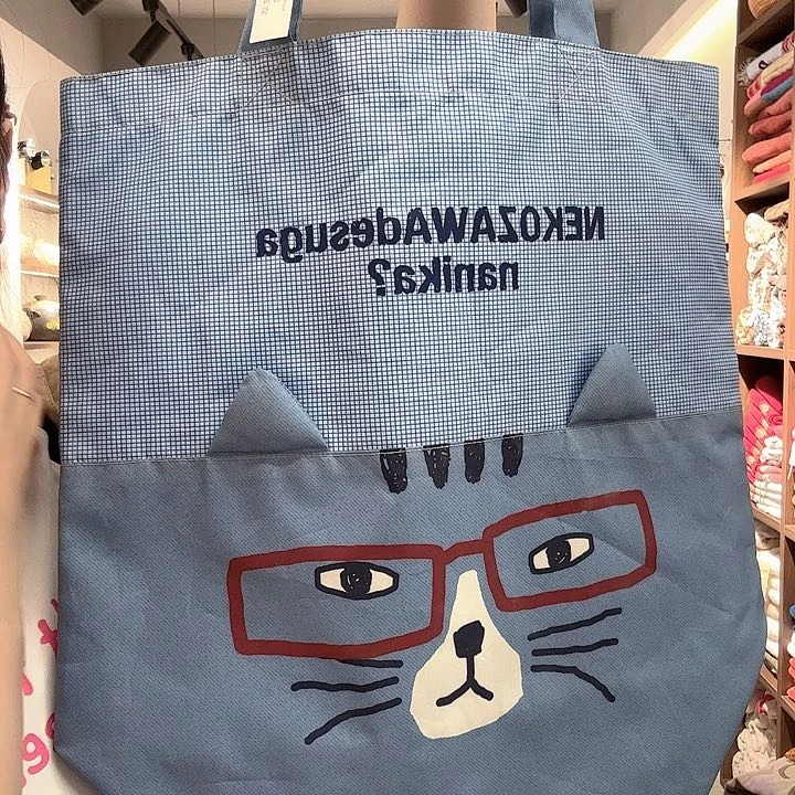 棉小猫包包防水好用蓝