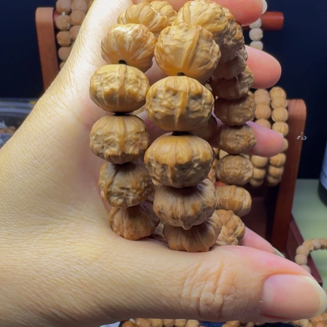 核桃手串/手链瑕疵，手串，颗颗漏眼，手串