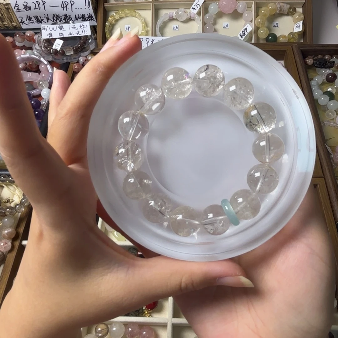 锅***缸手链水晶未镶嵌927号闪灵