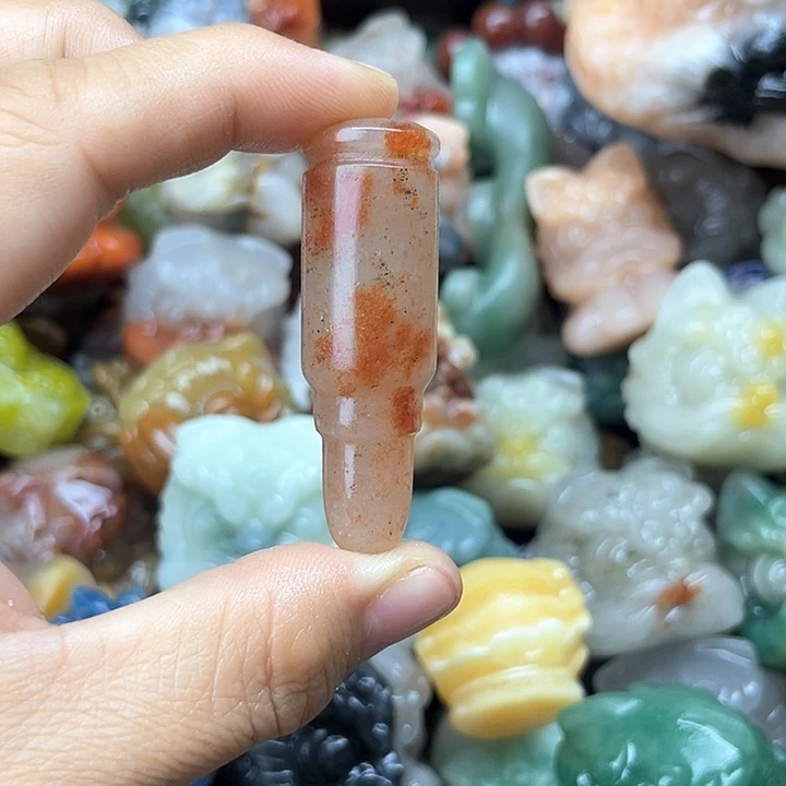 未镶嵌石英质玉珠宝奇石踏雪寻梅子弹，电影同款