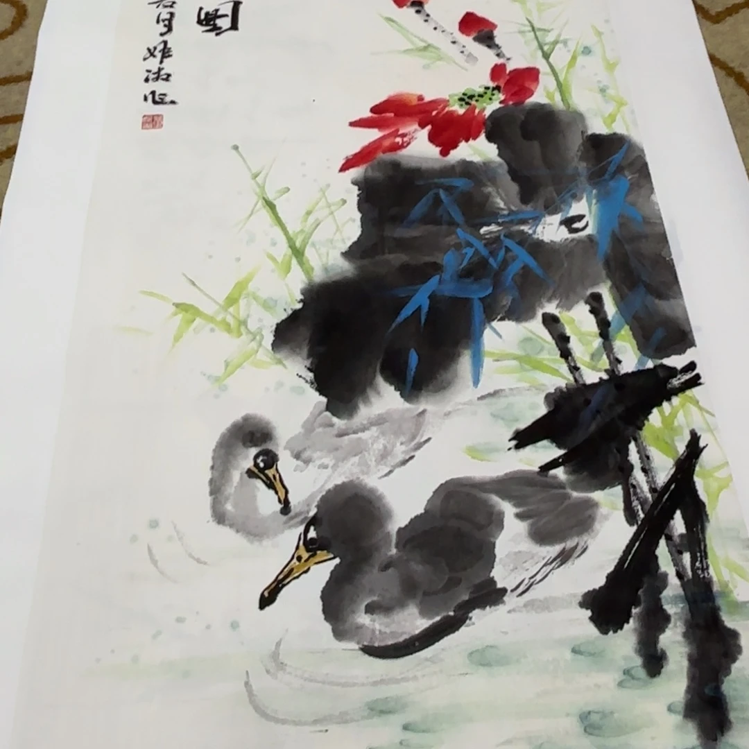 国画国画老师作品刘