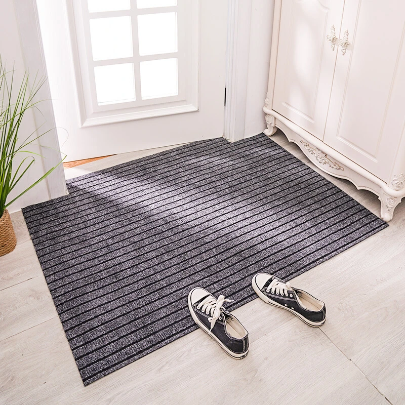 入户门脚垫支持自由裁剪耐脏宽条纹简约家用吸水防滑垫地垫