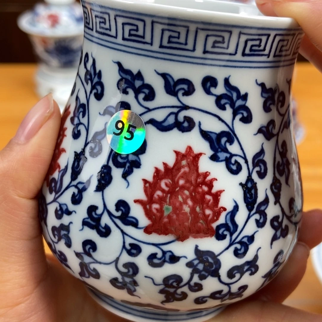 手绘现代茶具非古董