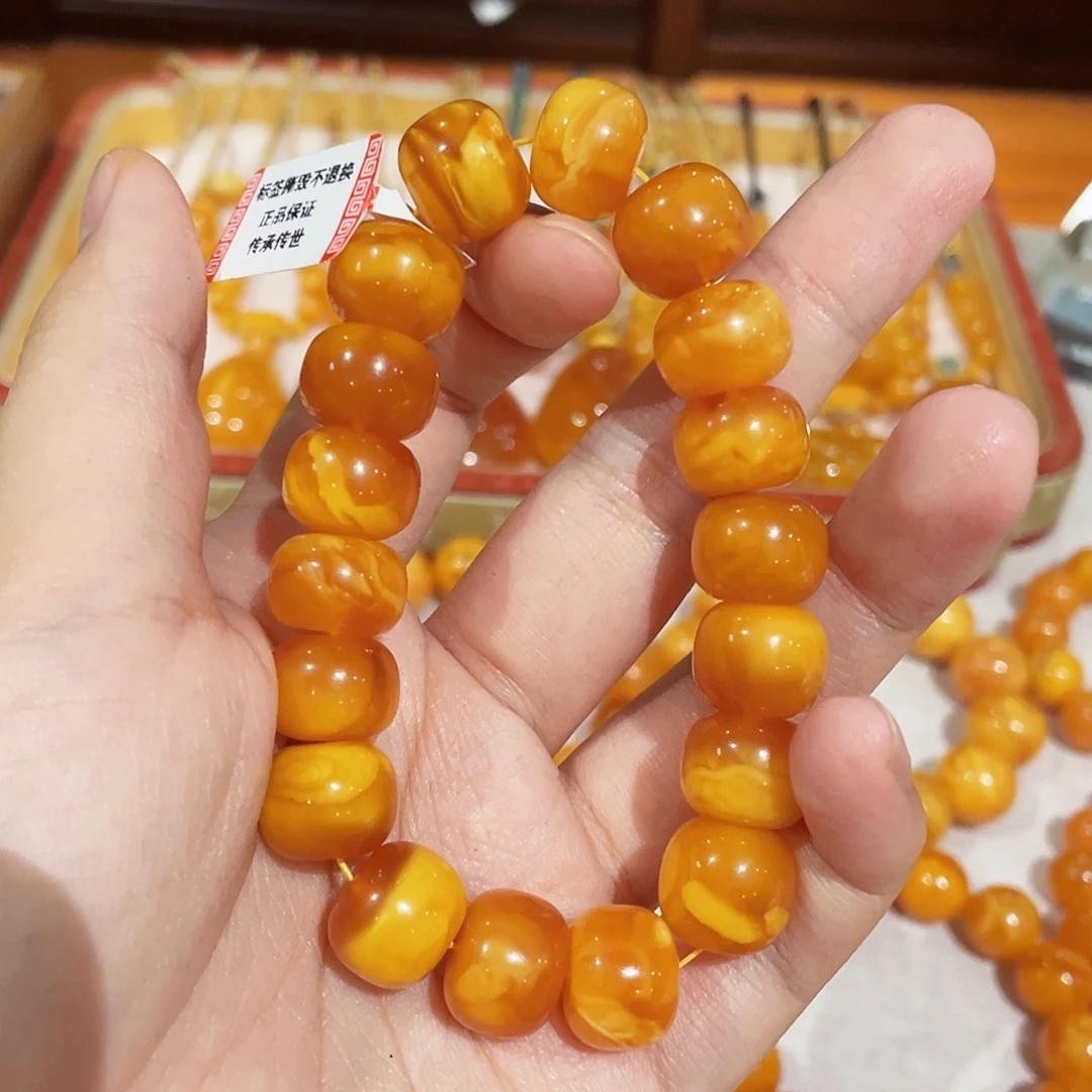 蜜蜡手链未镶嵌手串