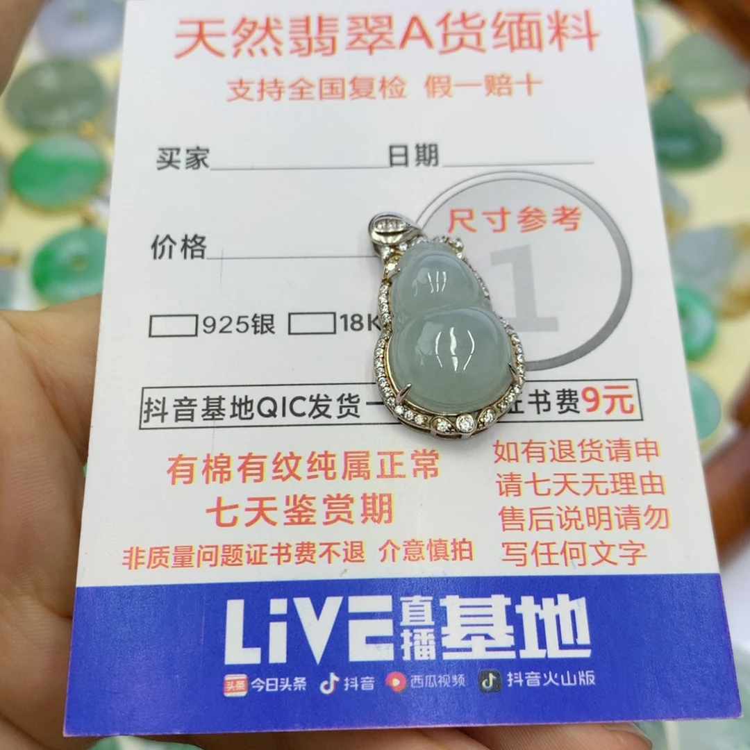 翡翠颈饰未镶嵌翡翠