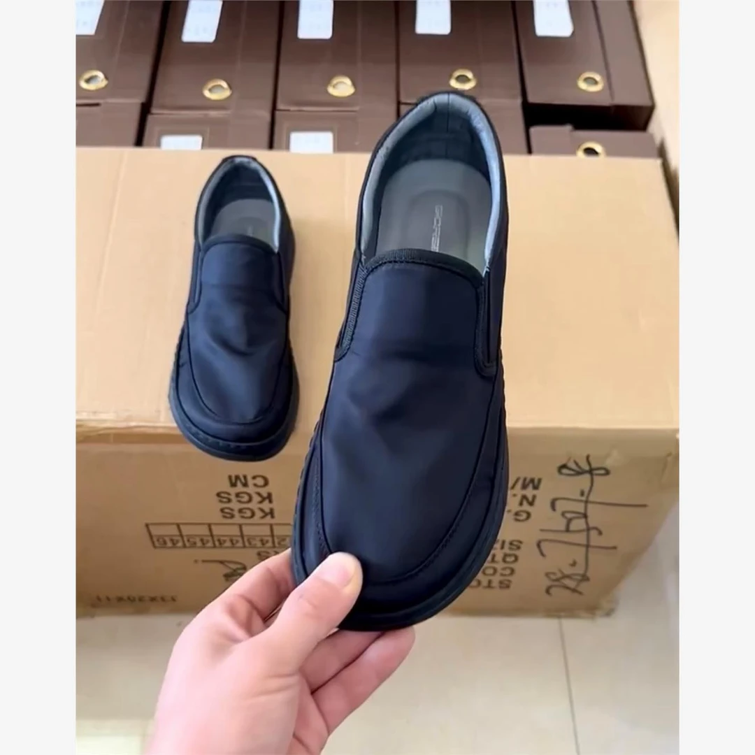 23611新款休闲运动板鞋低帮男士芒果冰丝莱卡一脚蹬透气韩版男鞋