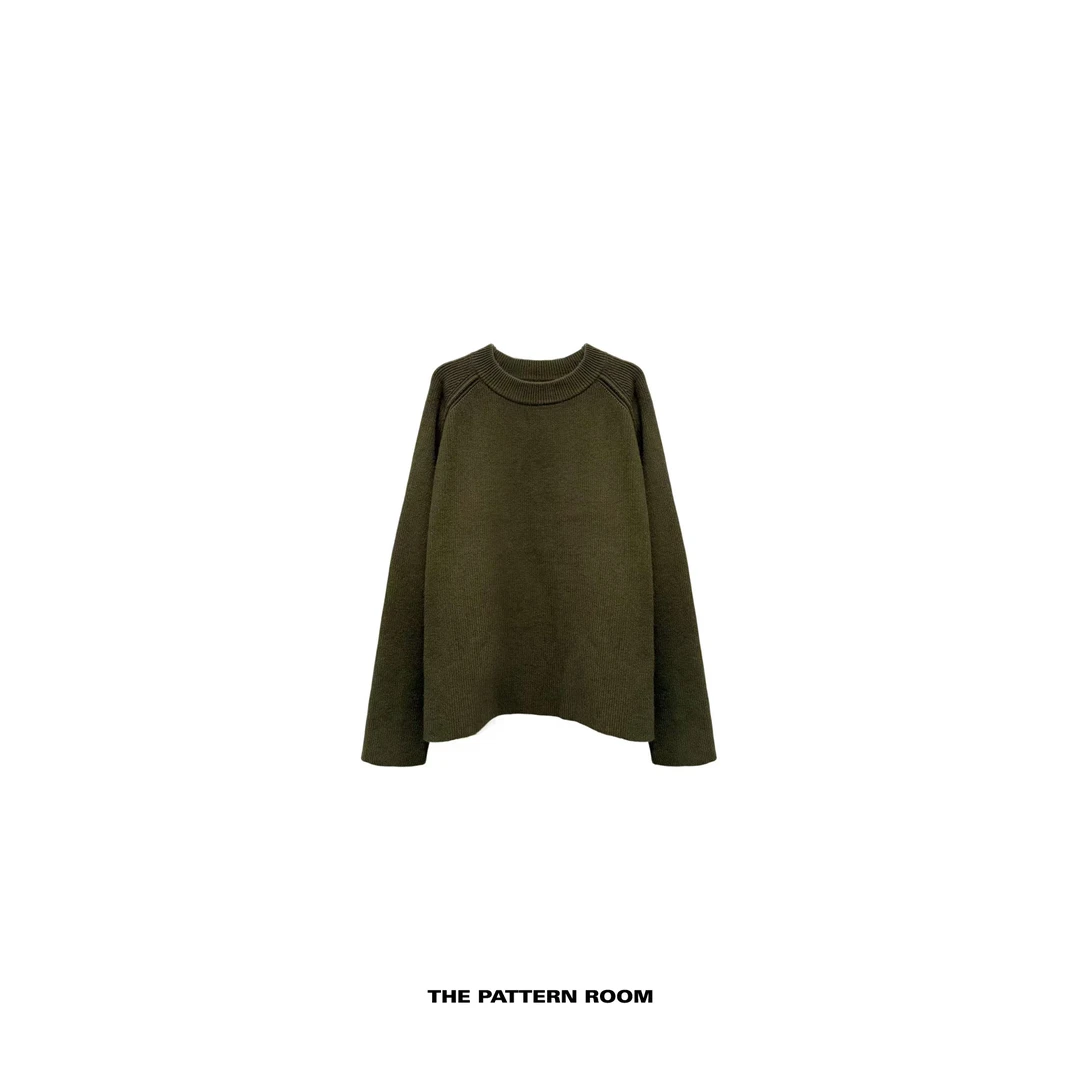 The pattern room｜织物之美暖线条粗针肌理毛衣