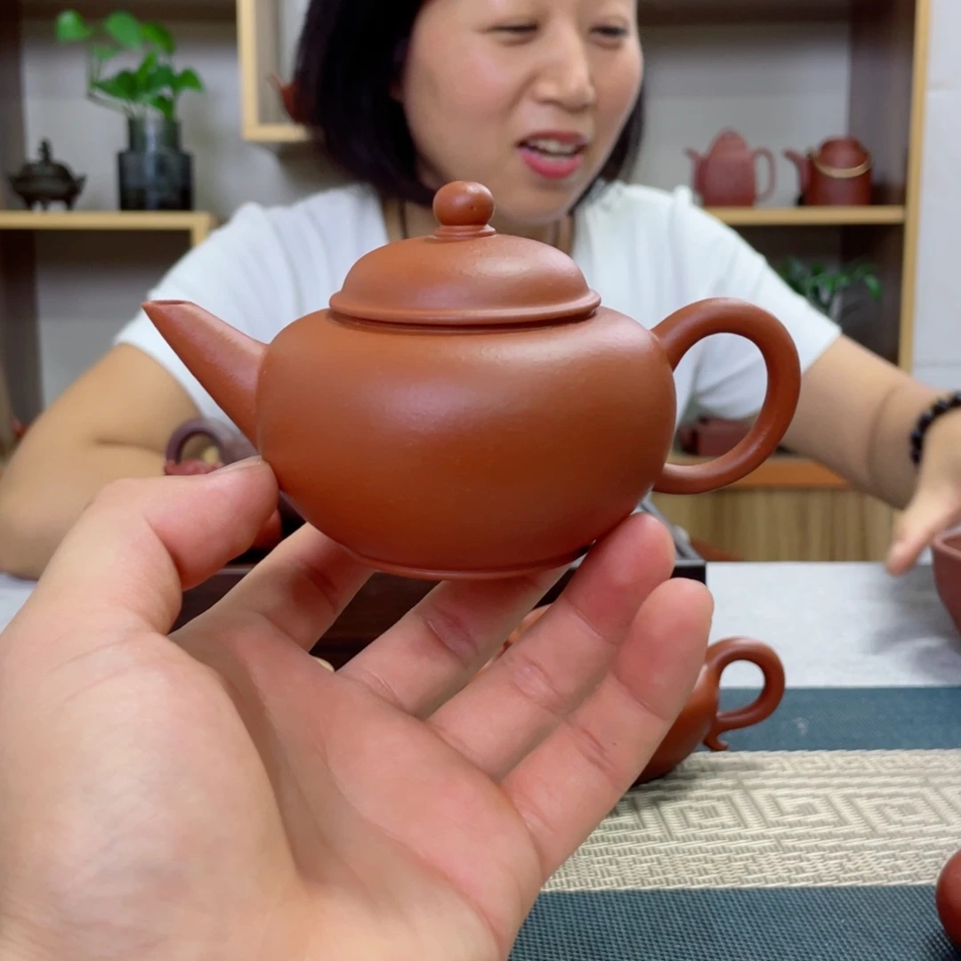 茶壶紫砂水平朱泥壶