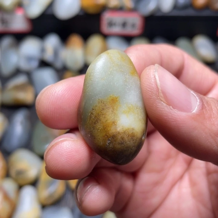 和田玉未镶嵌挂件48