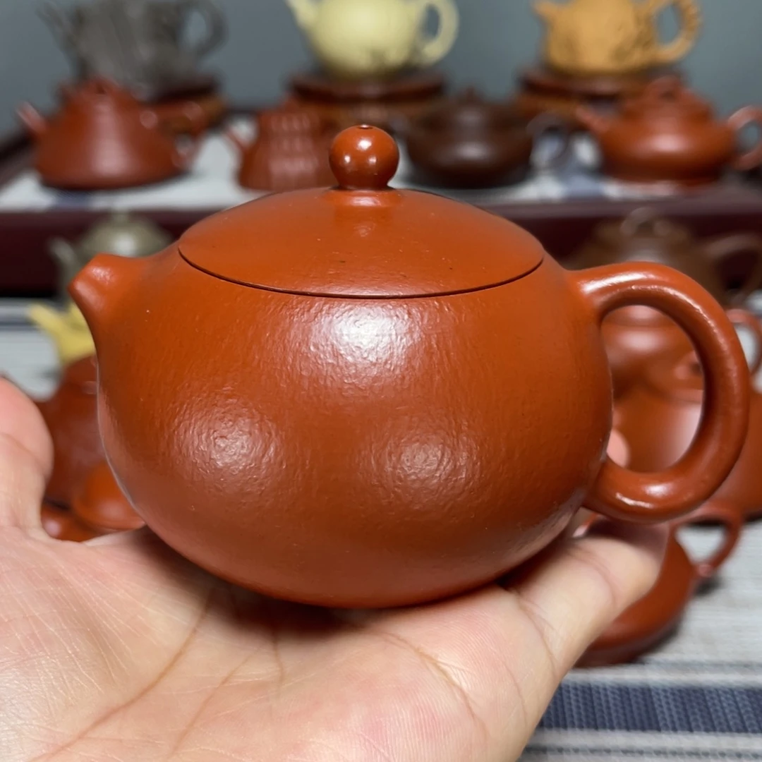 茶壶紫砂全手工制作160cc