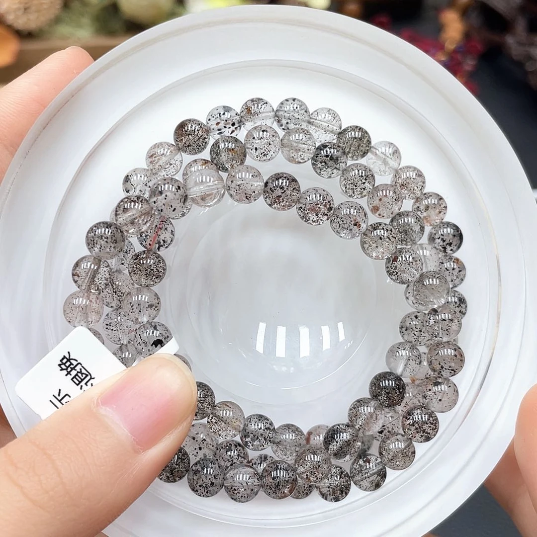 水晶手串未镶嵌毒液超七