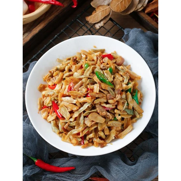 【南县老味道】农家烟火卜豆角下饭菜曝豆角脆爽农家风味坛子菜